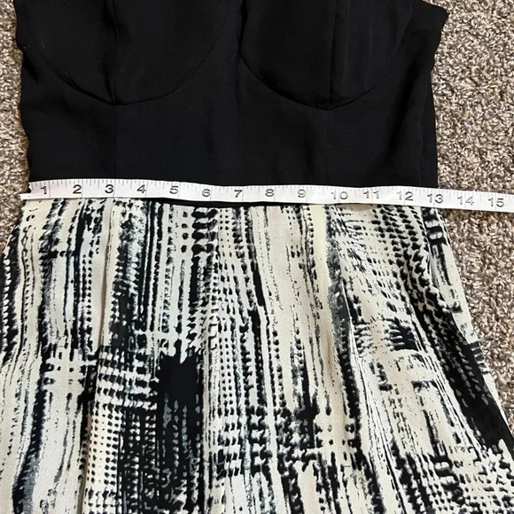 Pinky Jumpsuit black&cream print spaghetti strap sleeveless polyester size small - Picture 10 of 12